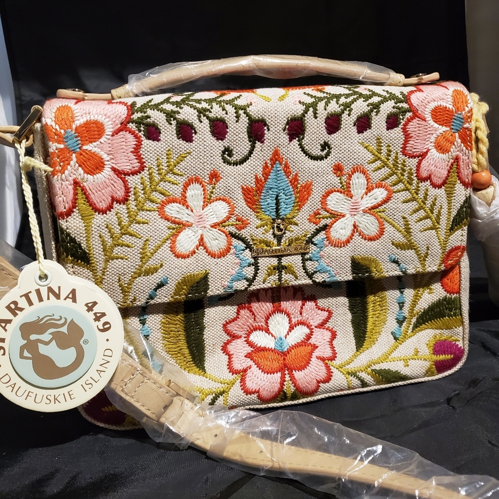 NWT Brand New Spartina 449 Cordelia Blossom purse